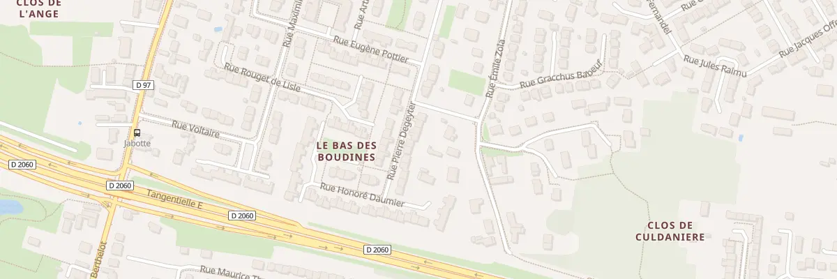 Plan du 16 Rue Pierre Degeyter à Fleury-les-Aubrais