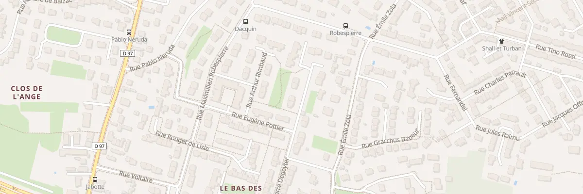 Plan du 21 Rue Pierre Degeyter à Fleury-les-Aubrais