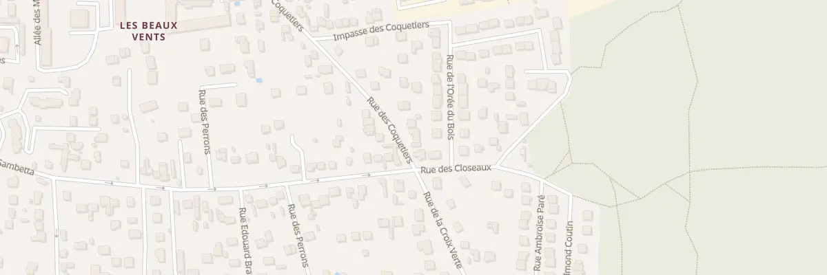 Plan du 49 Rue des Coquetiers aux Mureaux
