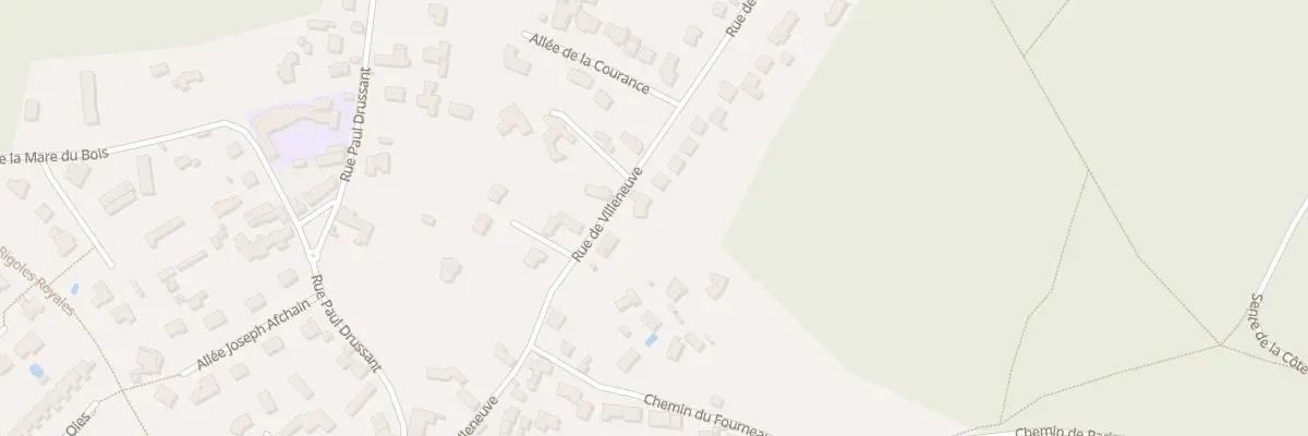Plan du 10B Rue de Villeneuve à Maurepas