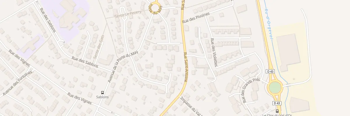 Plan du 57 Rue St Antoine à Ecquevilly