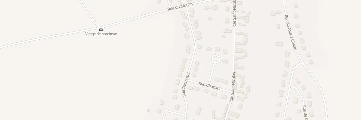 Plan du 16 Rue Thomaset à Porcheux