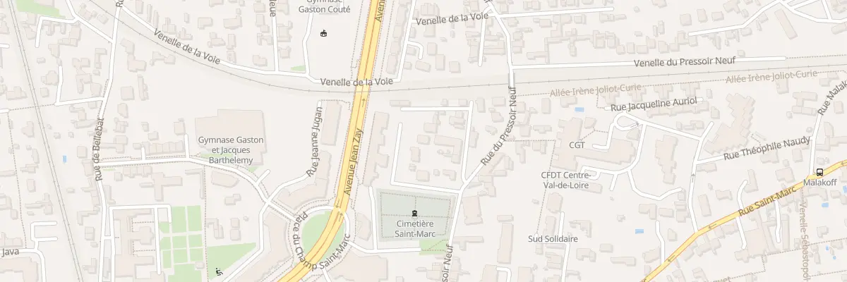 Plan du 21B Rue du Pressoir Neuf à Orléans