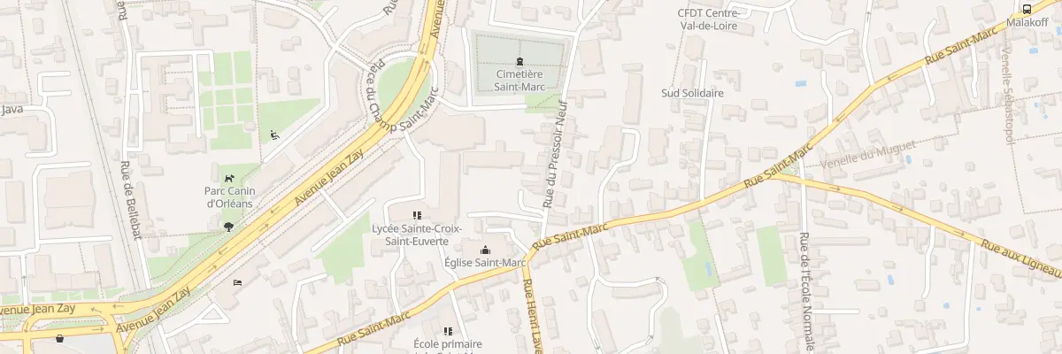 Plan du 5 Rue du Pressoir Neuf à Orléans