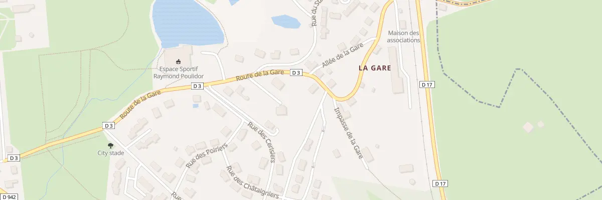 Plan du 34 Rte de la Gare à Sainte-Feyre