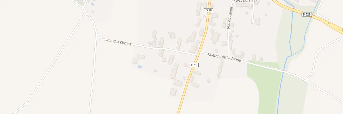Plan du 1 Rue des Ormes à Vouillon