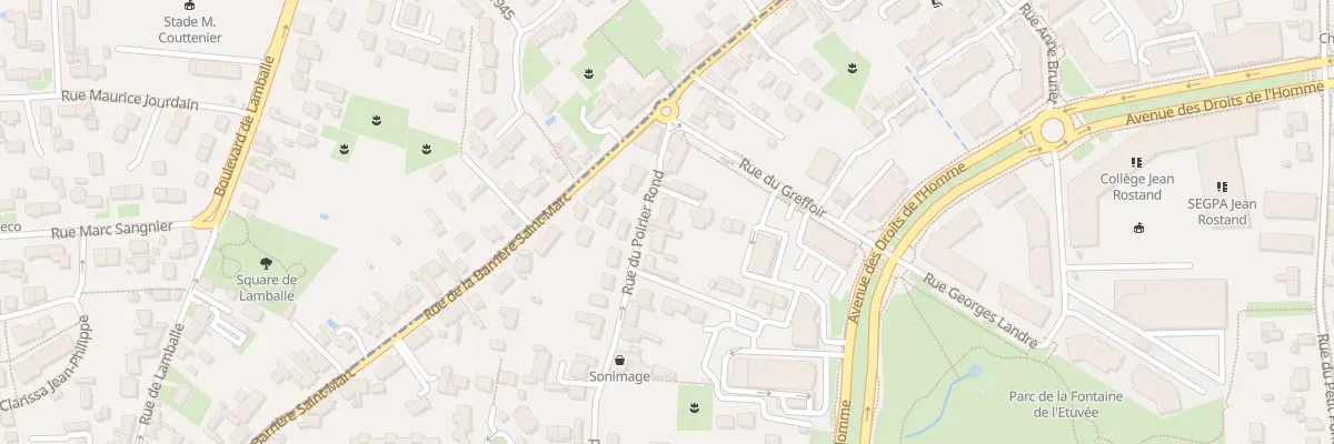Plan du 170B Rue du Poirier Rond à Orléans