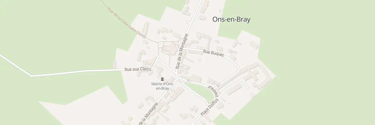 Plan du 418 Rue de la Montagne à Ons-en-Bray