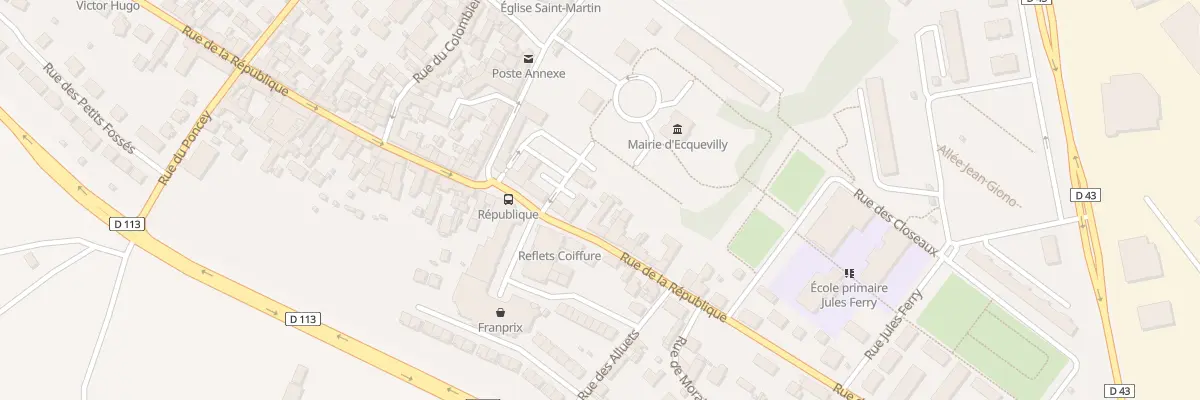 Plan du 38 Rue de la République à Ecquevilly
