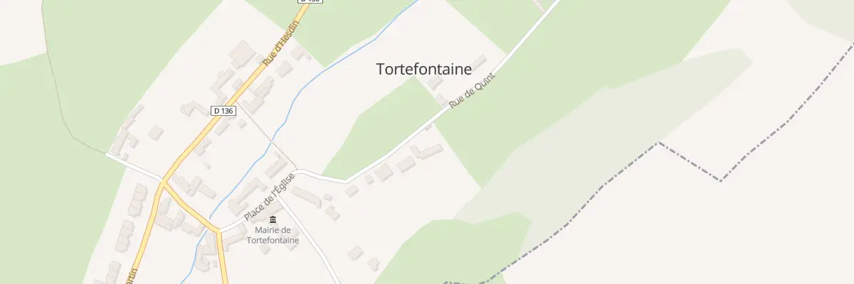 Plan du 10 Rue du Quint à Tortefontaine