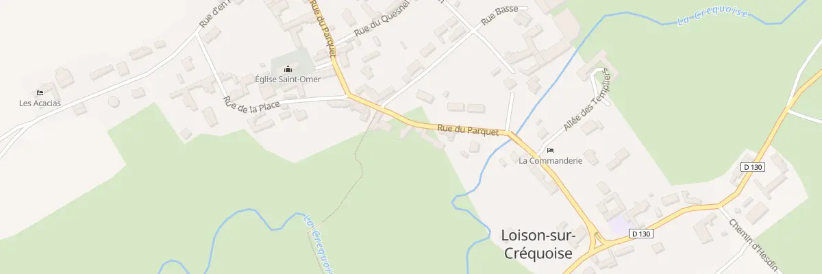 Plan du 13 Rue du Parquet à Loison-sur-Créquoise