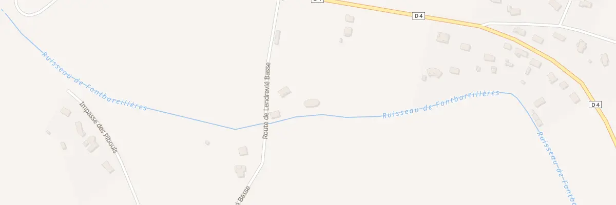 Plan du 888 Rte de Lendrevie Basse à Brens