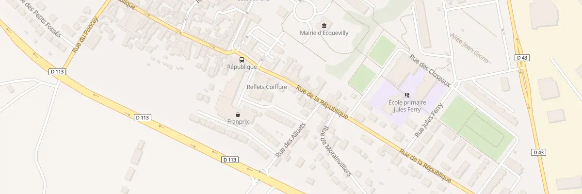 Plan du 37 Rue de la République à Ecquevilly