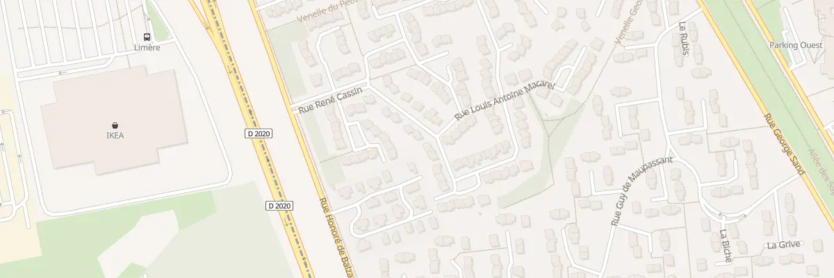 Plan du 10 Rue René Cassin à Orléans