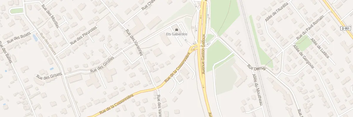 Plan du 85 Rue de la Cossonnière à Saint-Jean-le-Blanc