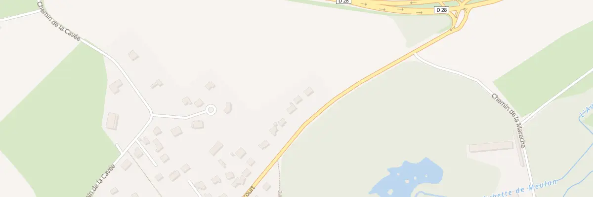Plan du 43 Rte de Condécourt à Tessancourt-sur-Aubette