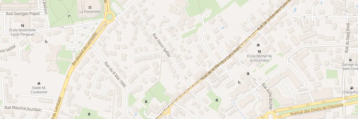 Plan du 10 Rue Henri Sellier à Fleury-les-Aubrais
