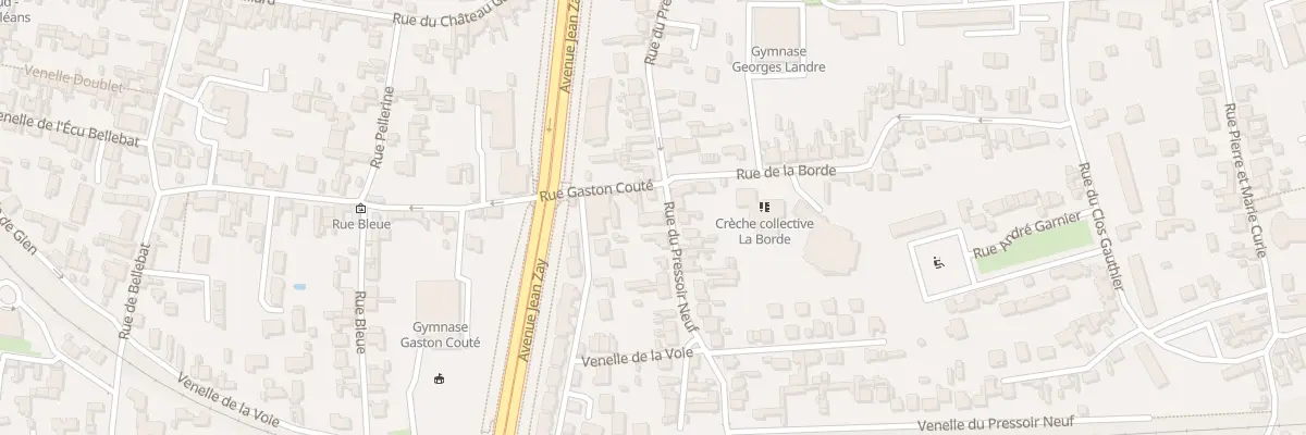 Plan du 89 Rue du Pressoir Neuf à Orléans