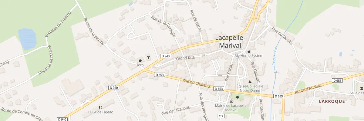 Plan du 5100 Grand Rue à Lacapelle-Marival