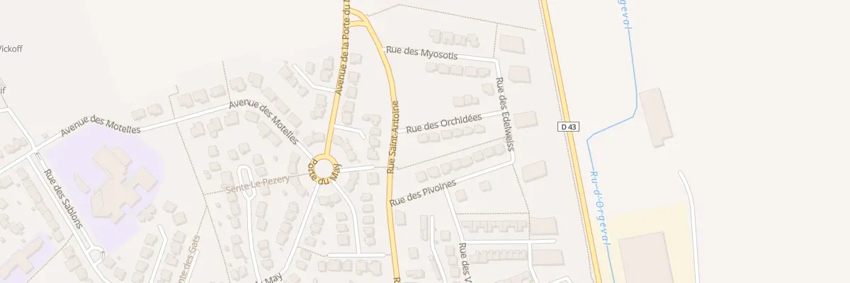 Plan du 4 Rue des Orchidées à Ecquevilly