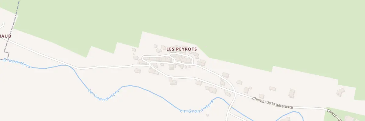 Plan du 473 Les Peyrots à Bélesta