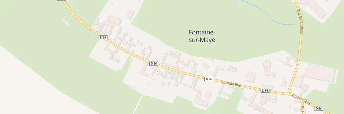 Plan du 13 Grande Rue à Fontaine-sur-Maye
