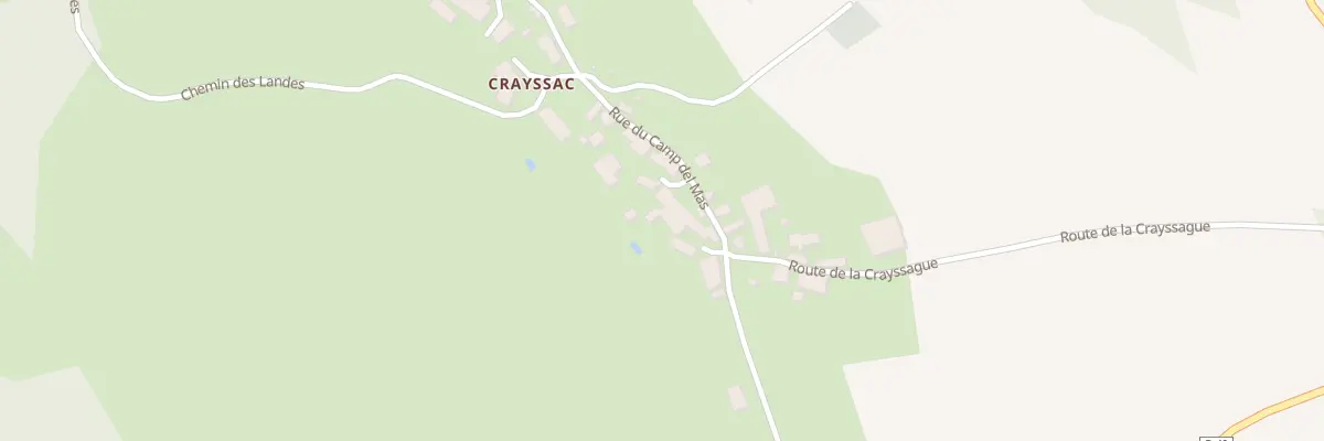 Plan du 5190F Crayssac à Saint-Laurent-les-Tours