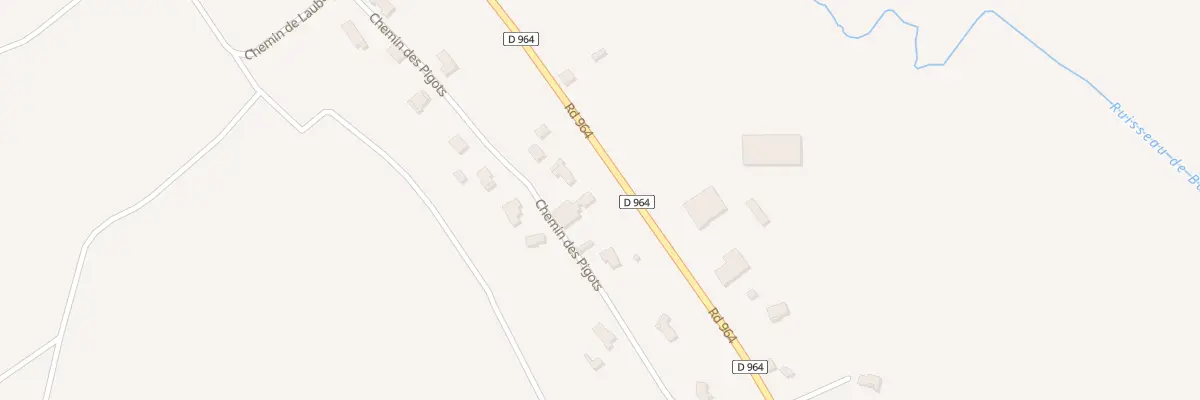 Plan du 68 Rte Rd 964 à Técou