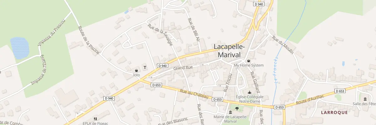 Plan du 5076F Rue Merlival à Lacapelle-Marival