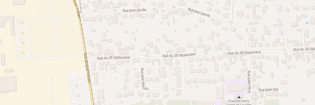 Plan du 2184 Rue du 28 Septembre à Marck