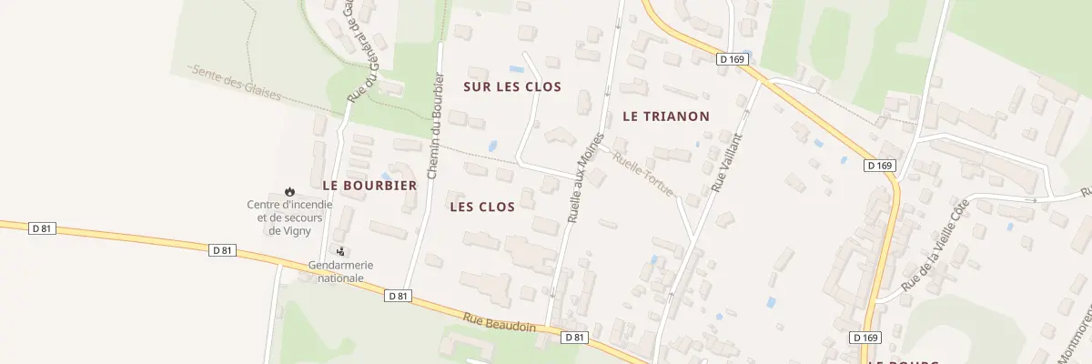 Plan du 7 Rle aux Moines à Vigny