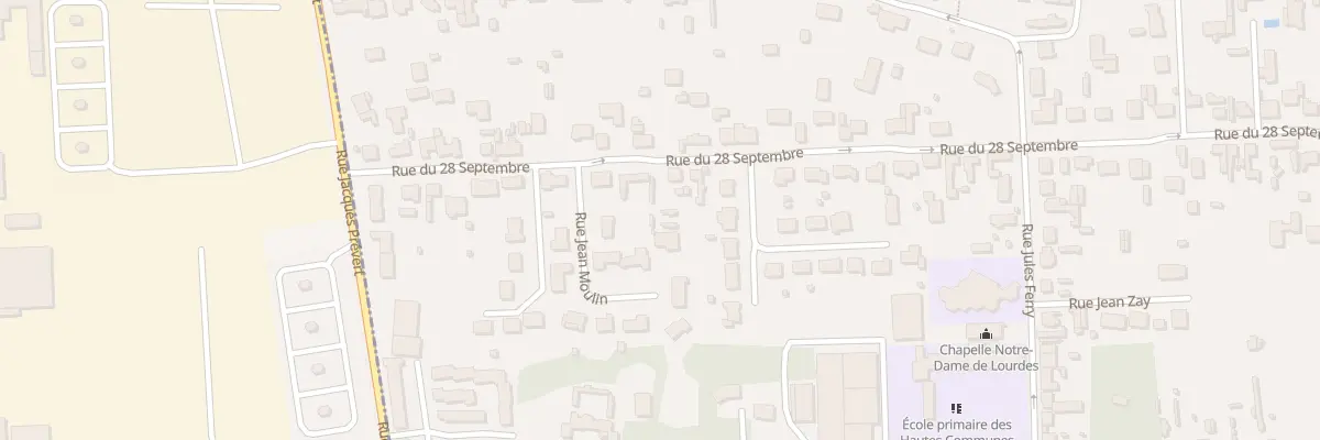 Plan du 2171 Rue du 28 Septembre à Marck