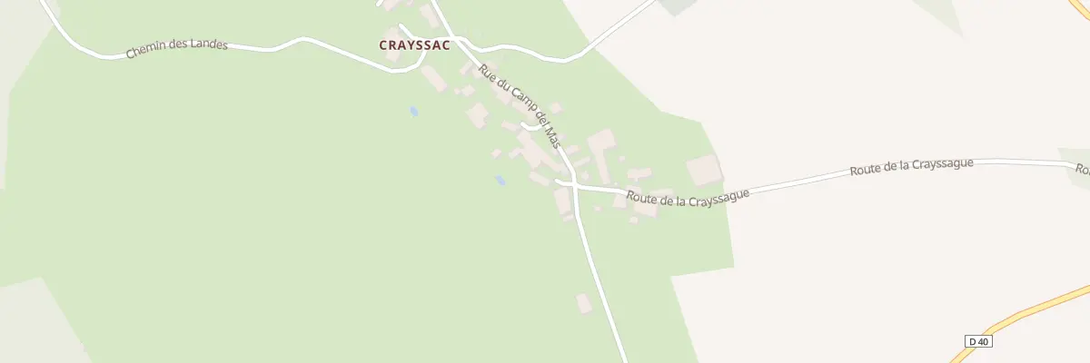Plan du 5118 Crayssac à Saint-Laurent-les-Tours