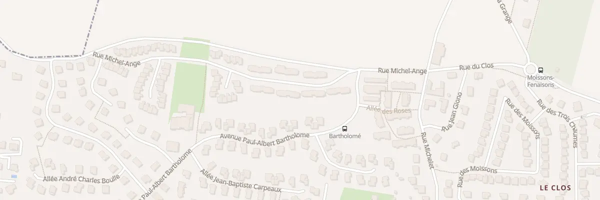 Plan du 2 Rue Michel-Ange à Plaisir