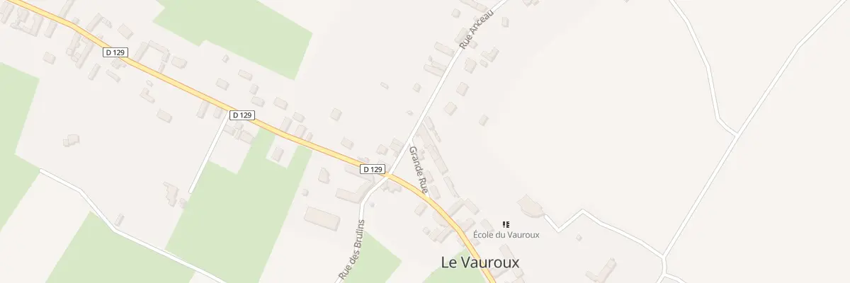 Plan du 1 Rue Anceau au Vauroux
