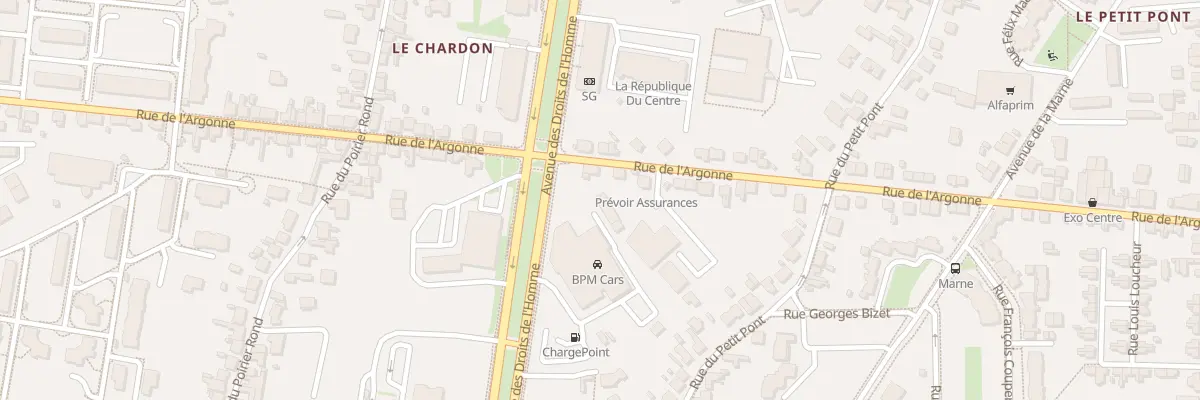 Plan du 72A Rue de l’Argonne à Orléans