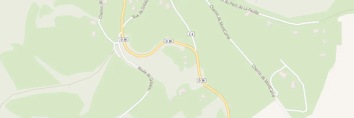 Plan du 5241F Balausse à Carayac