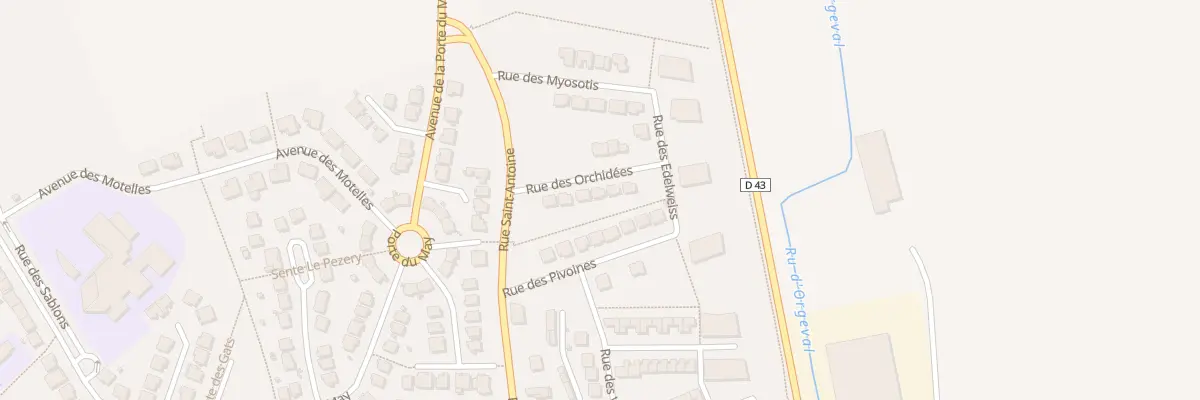 Plan du 10 Rue des Orchidées à Ecquevilly