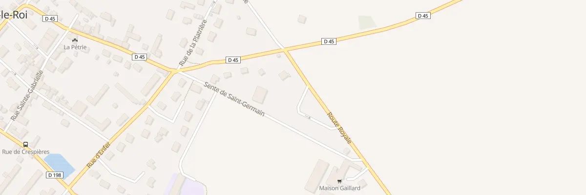 Plan du 6 Rue Cassini aux Alluets-le-Roi