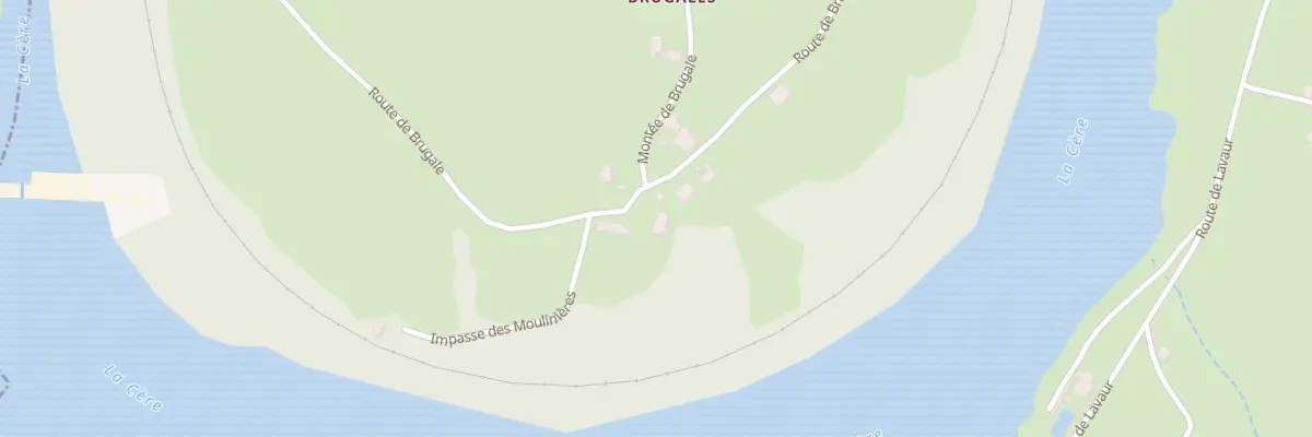 Plan du 5190 Brugale à Laval-de-Cère