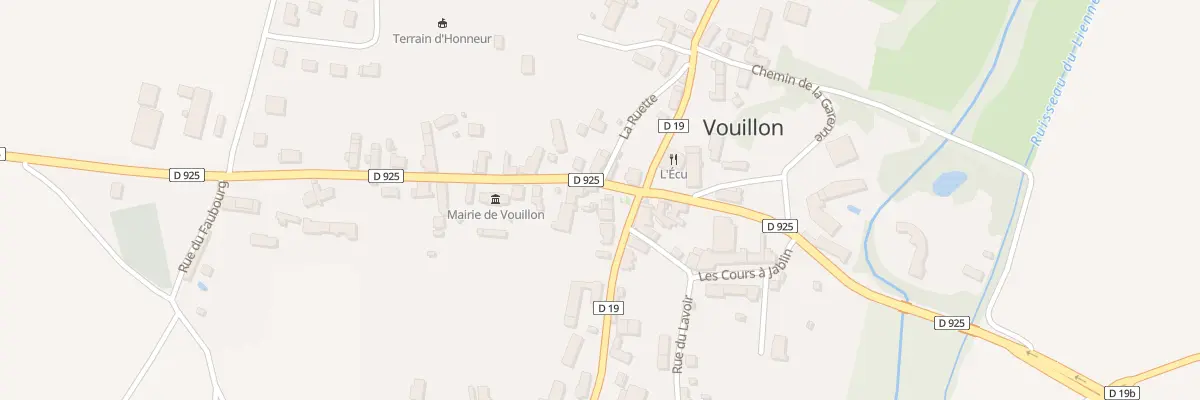 Plan du 4 Rte d’Ardentes à Vouillon