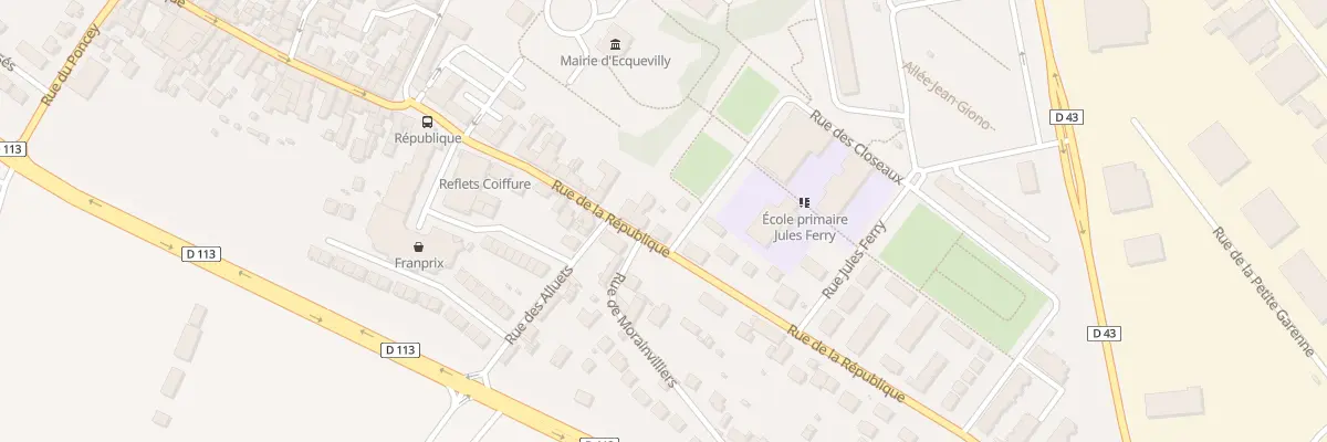 Plan du 18B Rue de la République à Ecquevilly