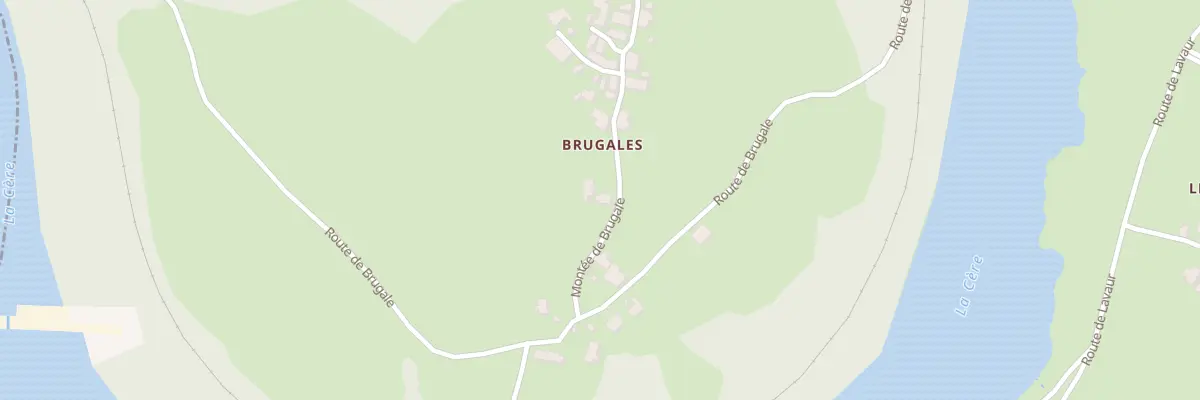 Plan du 99 Mte de Brugale à Laval-de-Cère