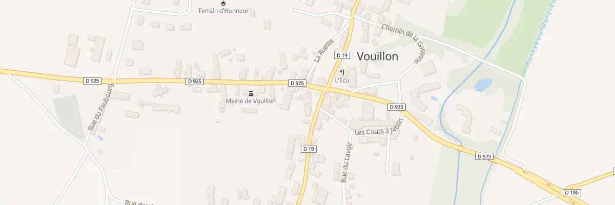 Plan du 5009 Le Bourg à Vouillon