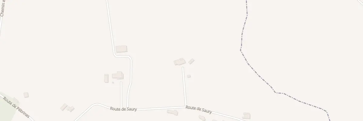 Plan du 419 Rte de Saury à Puybegon