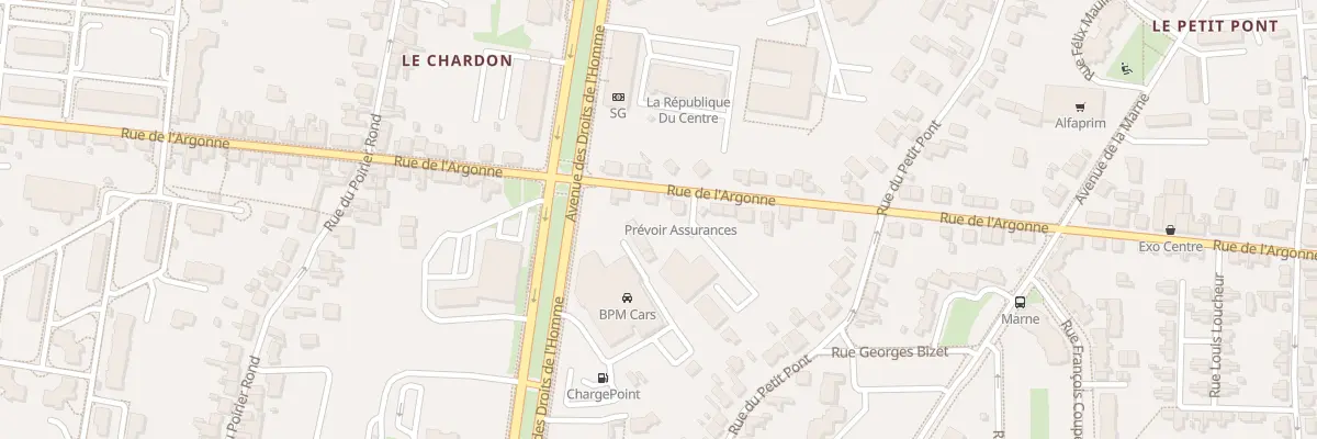 Plan du 72B Rue de l’Argonne à Orléans
