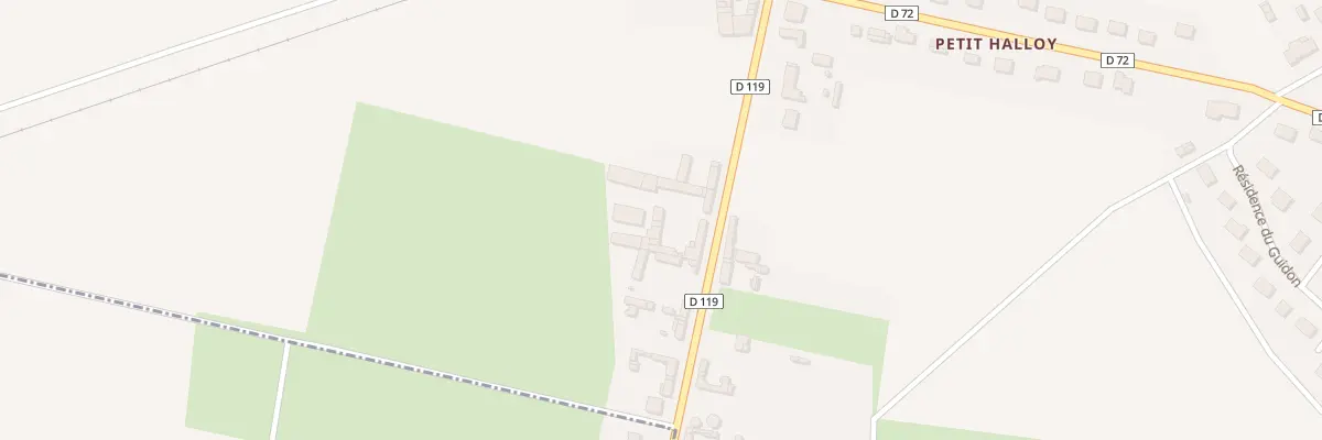 Plan du 8 Rue de Briot (Petit Halloy ) à Halloy