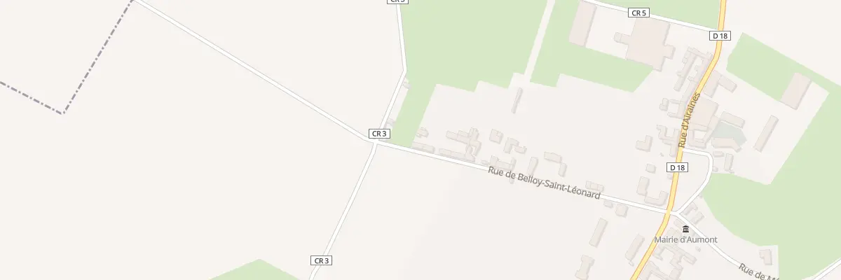 Plan du 18 Rue de Belloy St Leonard à Aumont