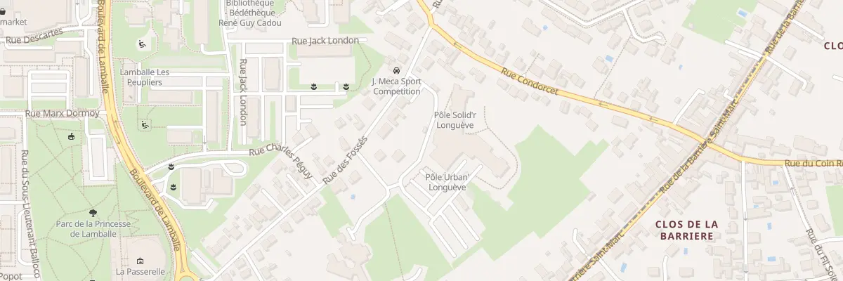 Plan du 64 Rue des Fossés à Fleury-les-Aubrais