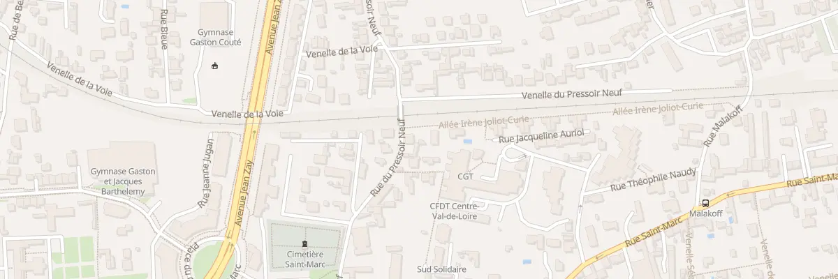 Plan du 24 Rue du Pressoir Neuf à Orléans